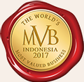 The World MVB Indonesia 2017 logo
