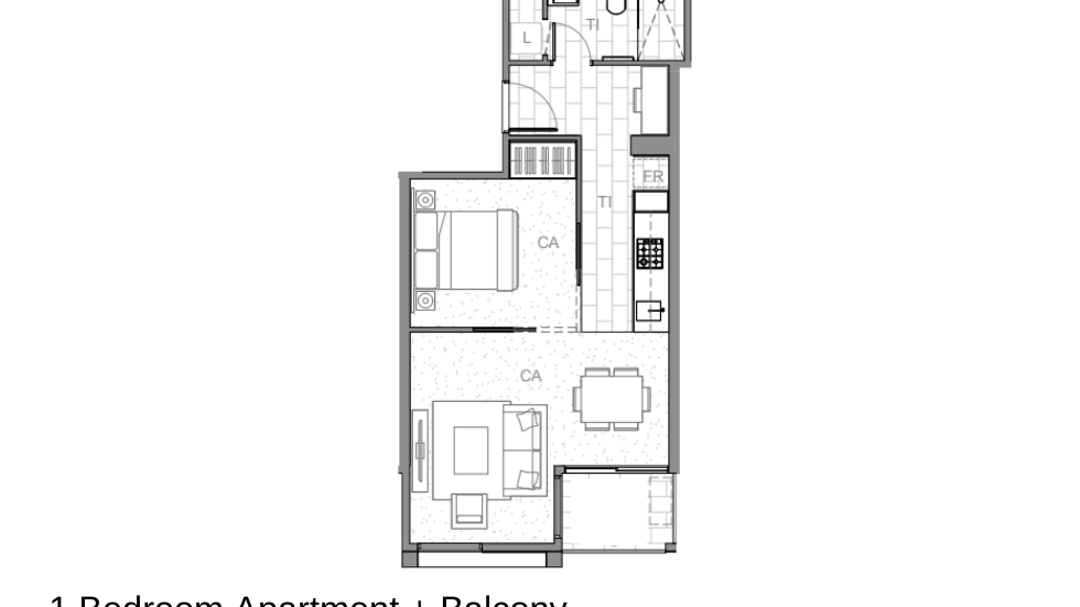 1 Bedroom Apartment + Balcony Brady Apartment Hotel Hardware Lane in Melbourne