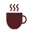 Steaming cup icon