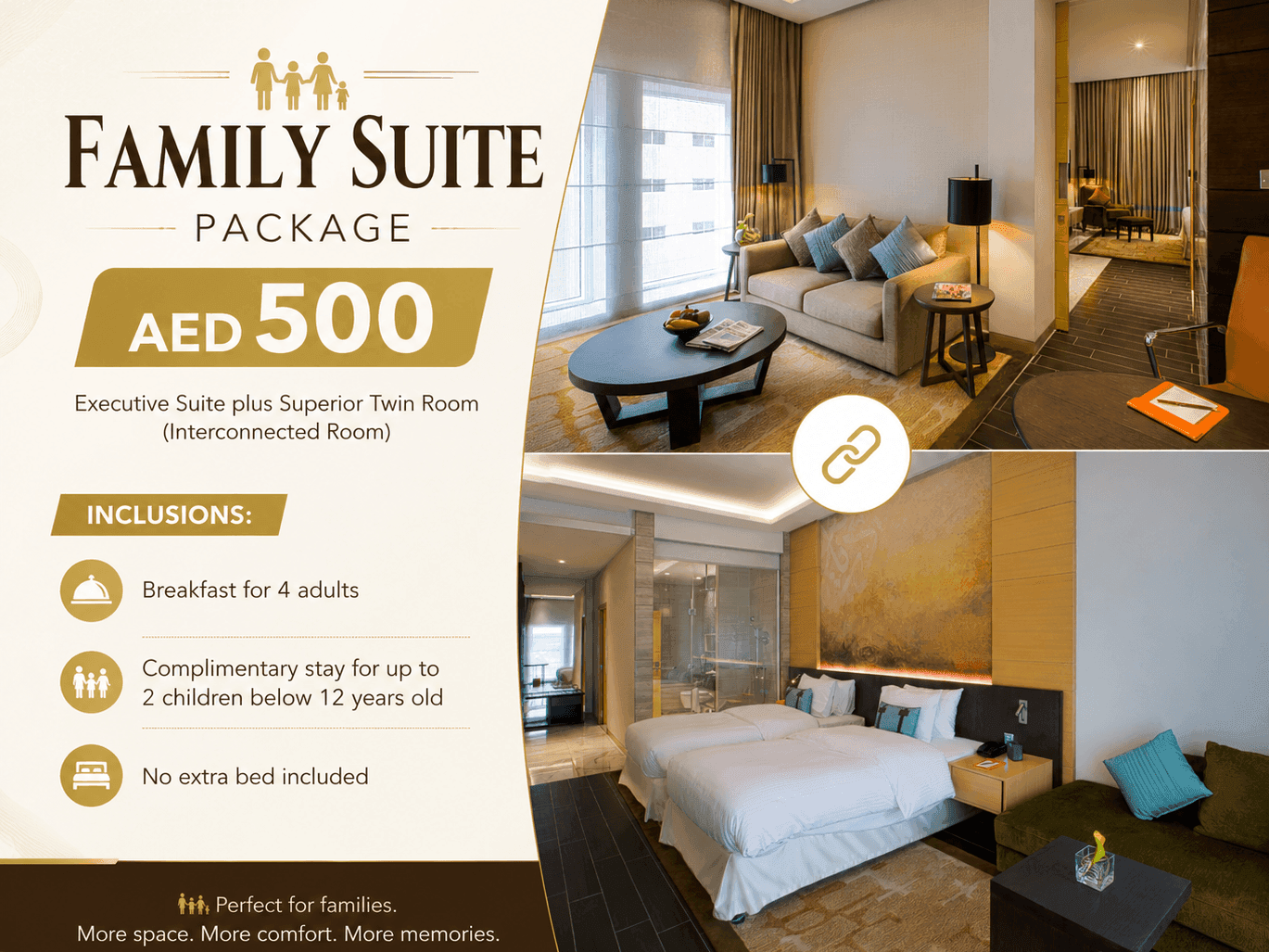 Family Suite  at AED 500