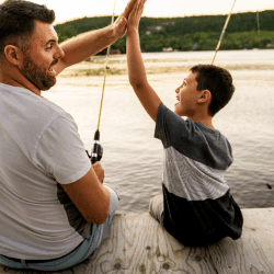 Family Fishing Spots in the ADK Mountains Easy Fishing Trip