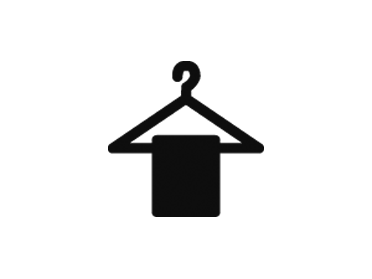 Towel hanger icon