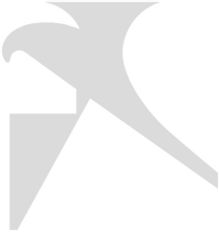 Gray partial mark of Skiing club logo at Falkensteiner Hotels