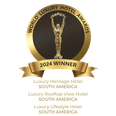 Charleston Santa Teresa 2024 World Luxury Hotel Awards winner for Luxury Heritage, Rooftop View, and Lifestyle Hotels.