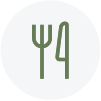 A vector icon used for Catering Bar at Kinship Landing