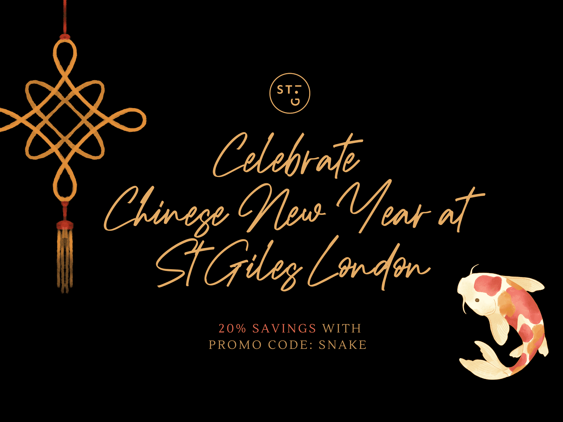 Chinese New Year at St Giles London Hotel - 20% Savings 