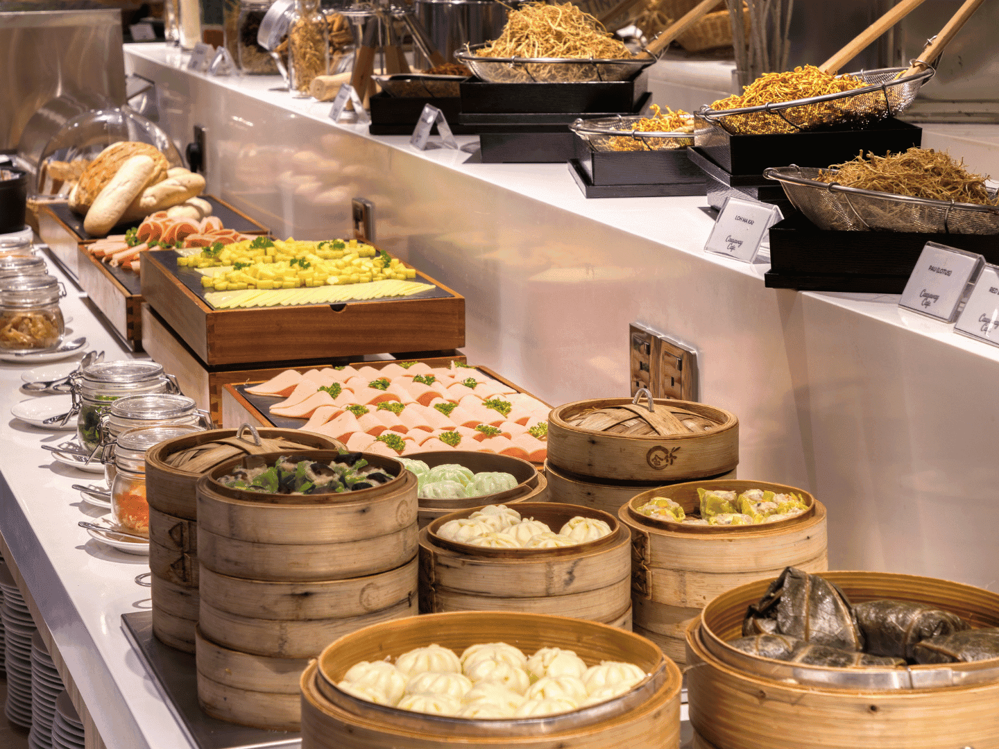Array of dishes for Weekend Hi-tea Buffet at St. Giles Southkey