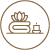 Vector illustration of Spa used at Golden Rock Resort