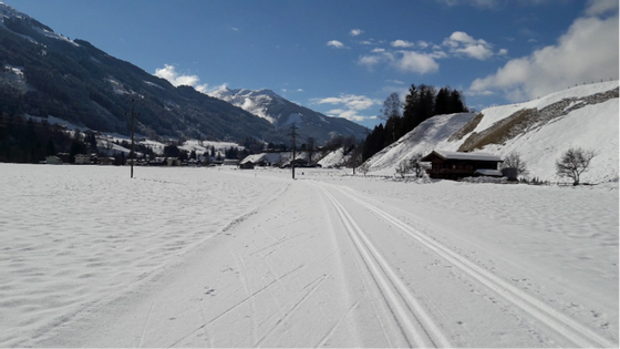 Skiing near Tiefenbrunner Hotel in Kitzbühel, Austria