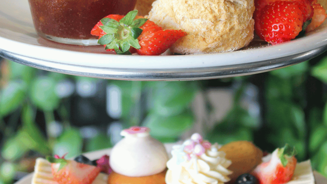 high tea , scones and cakes