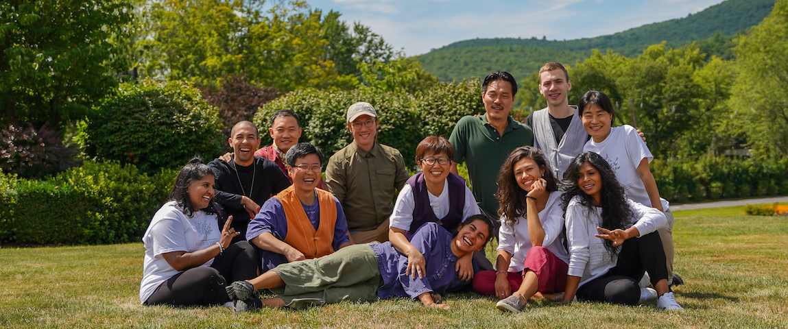 Staff of the hotel posing in the ground at Honor’s Haven