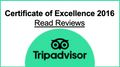 TripAdvisor Certificate of Excellence for Narcissus Hotel & Spa