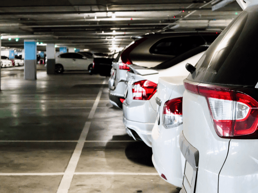 An underground Carpark at Brady Hotels Central Melbourne