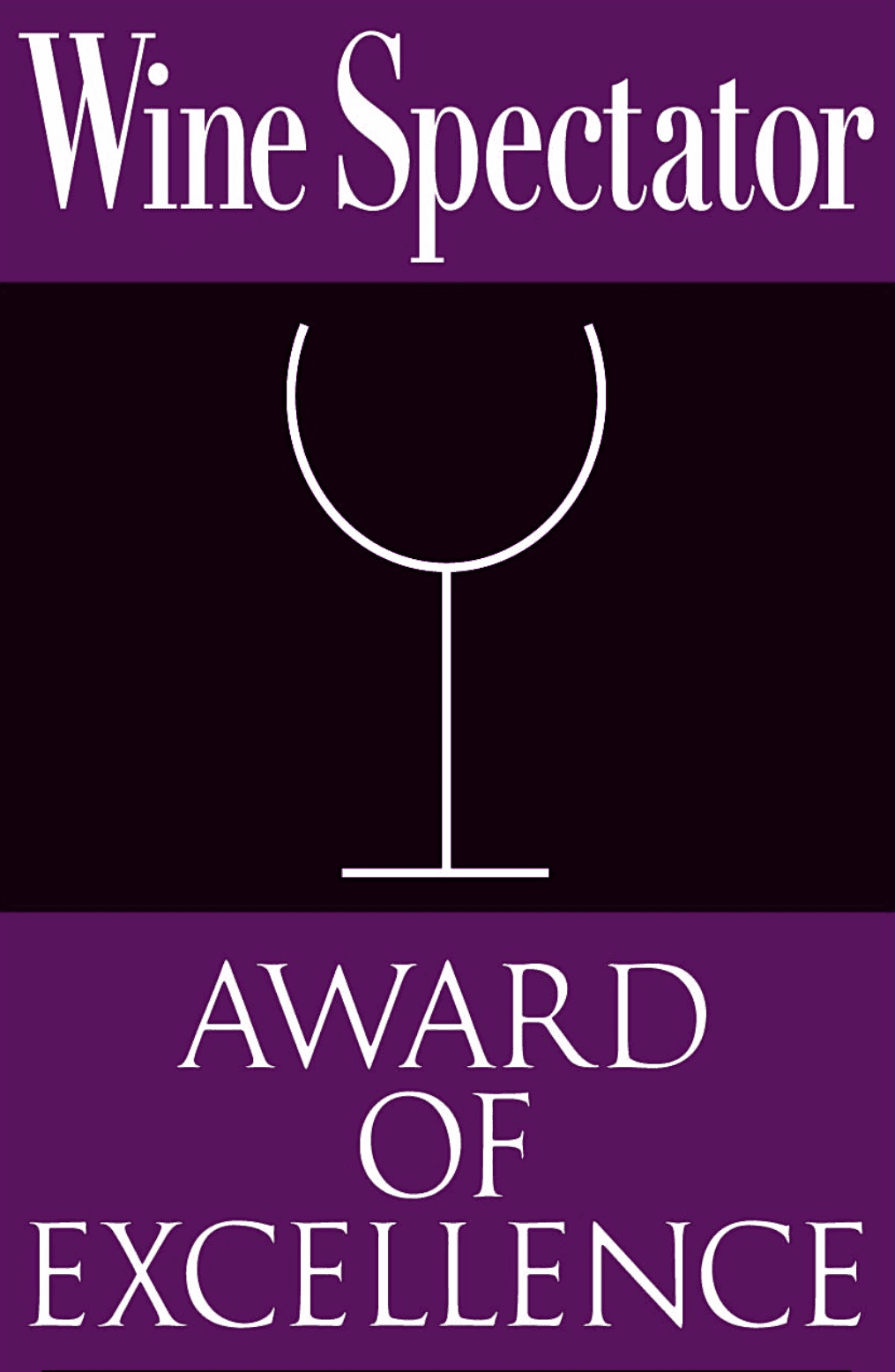 Award of Excellence from Wine Spectator
