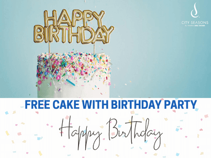 City Seasons Al Hamra Hotel Abu Dhabi SUMMER PROMOTION BIRTHDAY PARTY