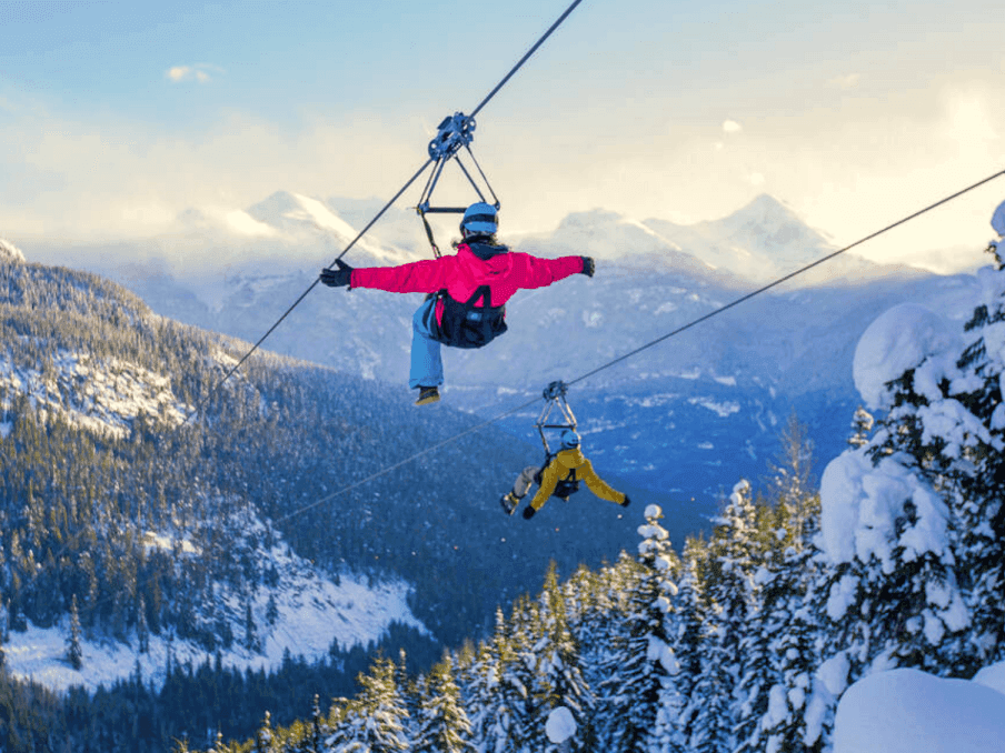 Zip-lining in Whistler - Winter Offers - Aava Whistler Hotel