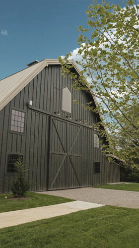 A newly wed couple posing with a loving gaze at each other