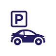 A vector icon of Parking used at Harborside Hotel