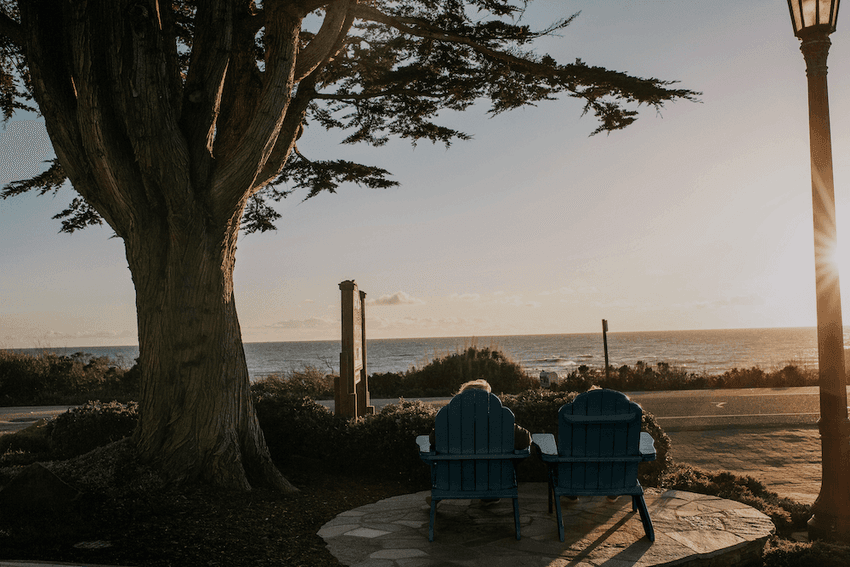 view of moonstone beach from sea otter inn