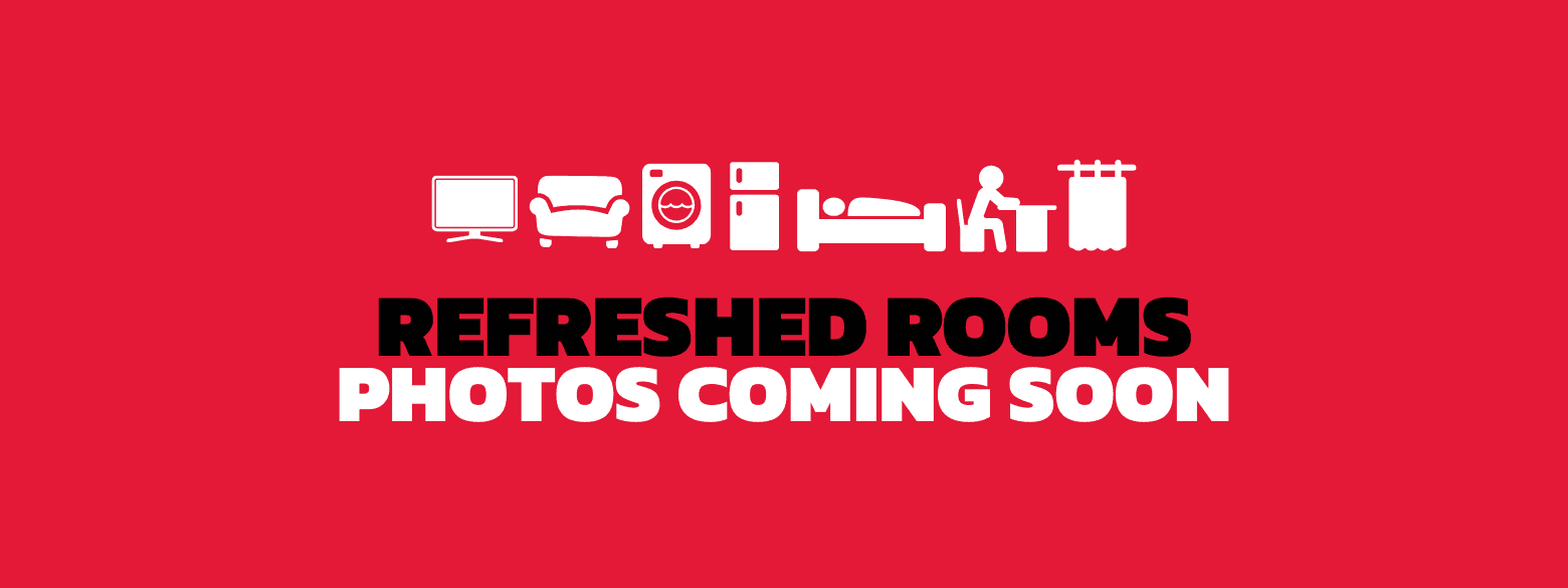 Photos of refreshed rooms coming soon at UniLodge at Curtin University - Vickery House in Bentley.