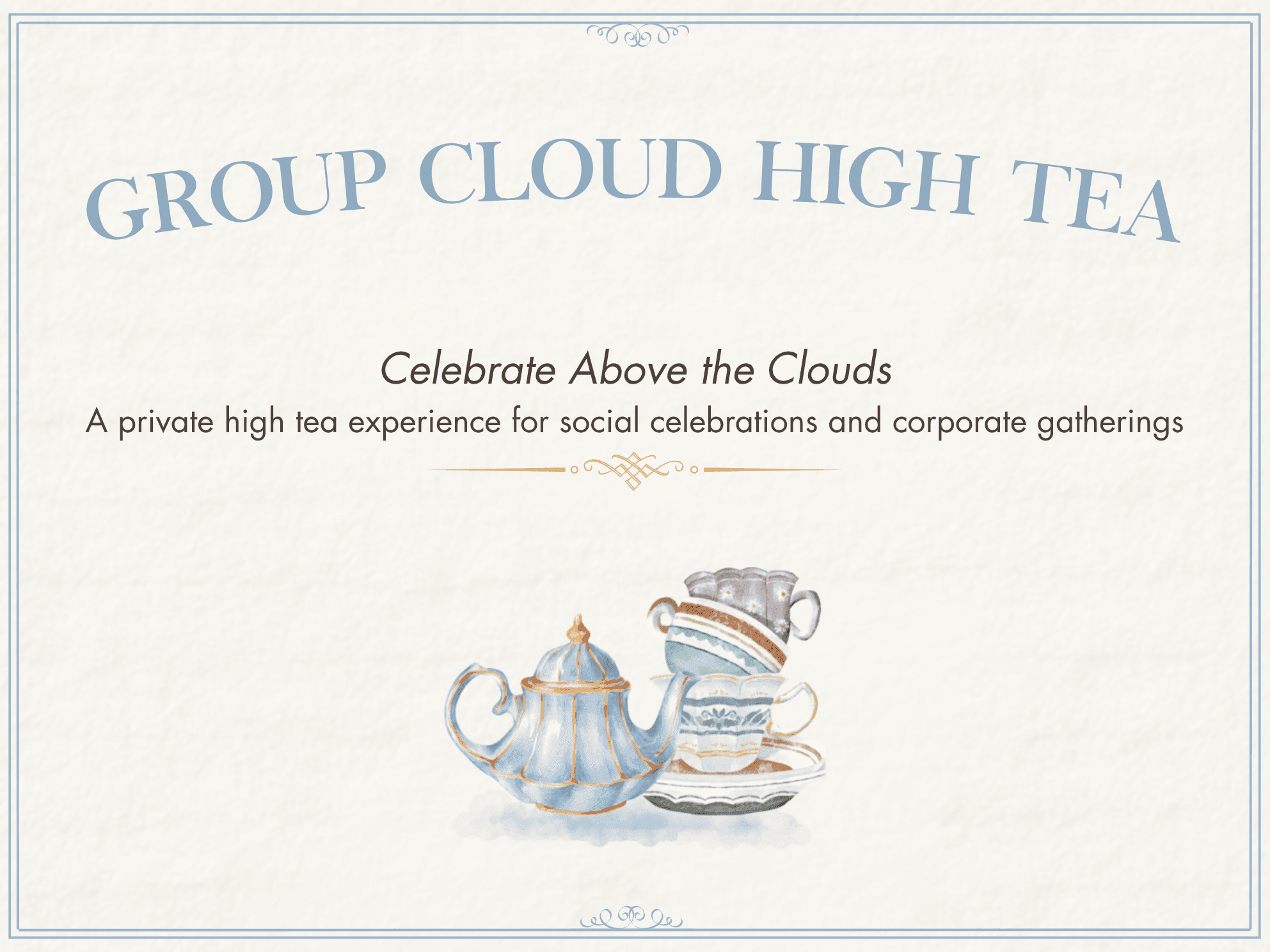 Group High Tea 
