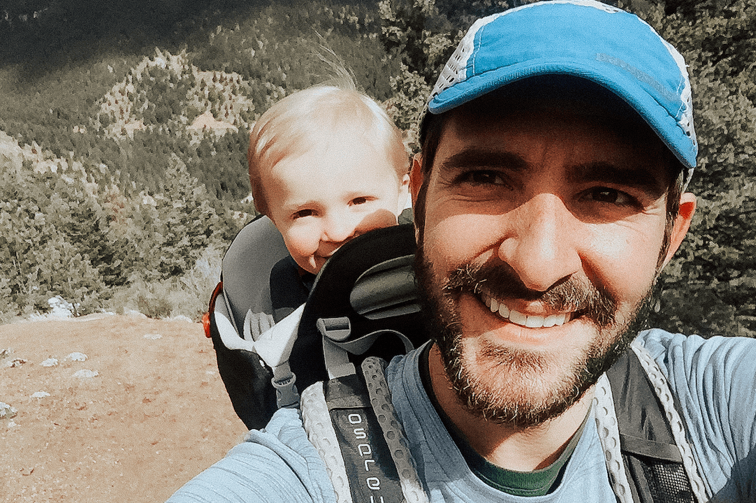 Selfie taken by Bobby the CEO while hiking near Kinship Landing