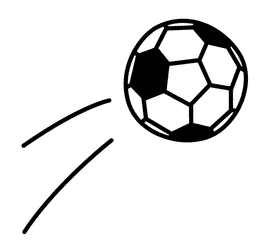 Vektorillustration eines Fußballs in den Flemings Hotels