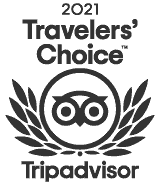 Logo for 2021 Travelers' Choice Tripadvisor