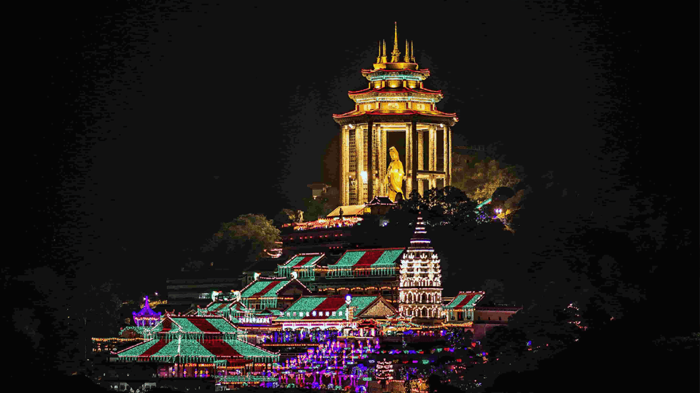 Historical goddess of mercy statue in Kek Lok Si Temple near Sunway Hotel Georgetown