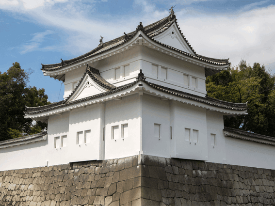 Exterior view of Nijo Castle near Park Hotel Kyoto