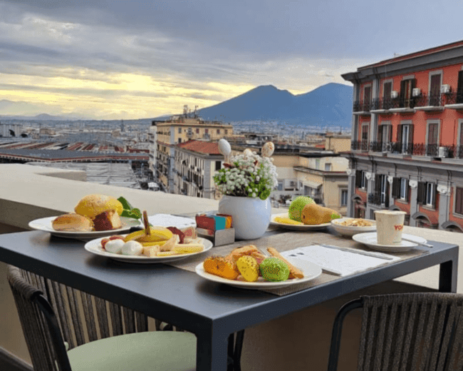 terrazza unahotels Napoli