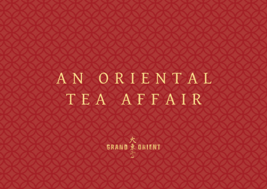 An Oriental Tea Affair poster at Melbourne Hotel Perth