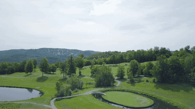 Landscape view of Golf Court at Hotel Mont Gabriel Resort & Spa