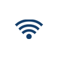 Vector icon for wifi used at Clinton Hotel South