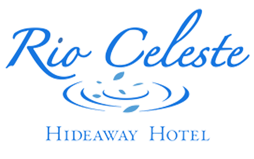 Blue colour Logo of Rio Celeste Hideaway Hotel