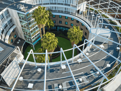 UniLodge Park Avenue - Above aerial view