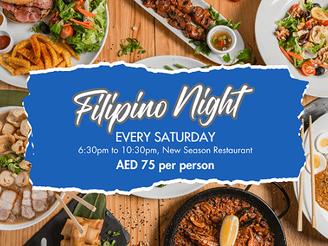 City Seasons Al Hamra Hotel Abu Dhabi - Filipino Night - Filipino Food - Buffet - Restaurant - Dining