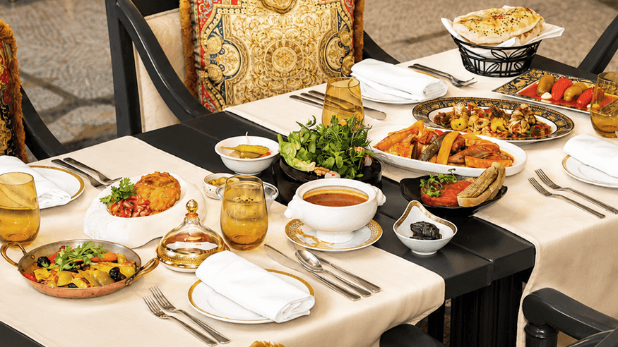 Exclusive Moroccon Pop-up Menu