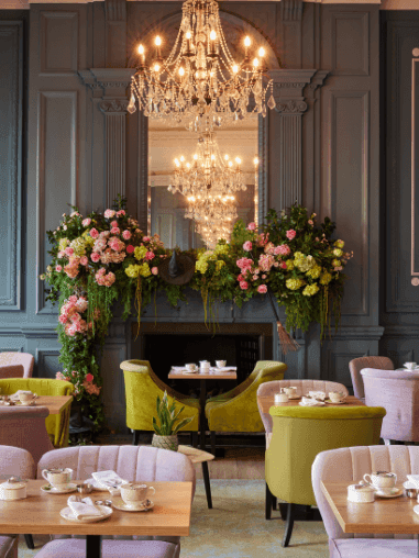 Afternoon tea served in Tea Lounge at The Clermont Victoria