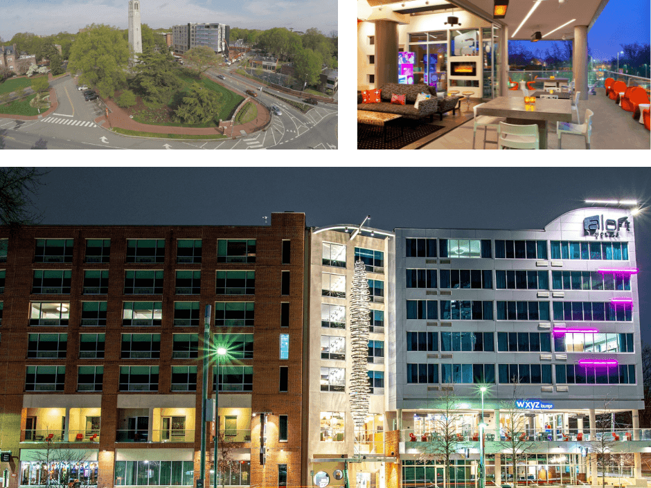 Aloft Raleigh Downtown NC State Marriott Raleigh Hotels TBC Hotels