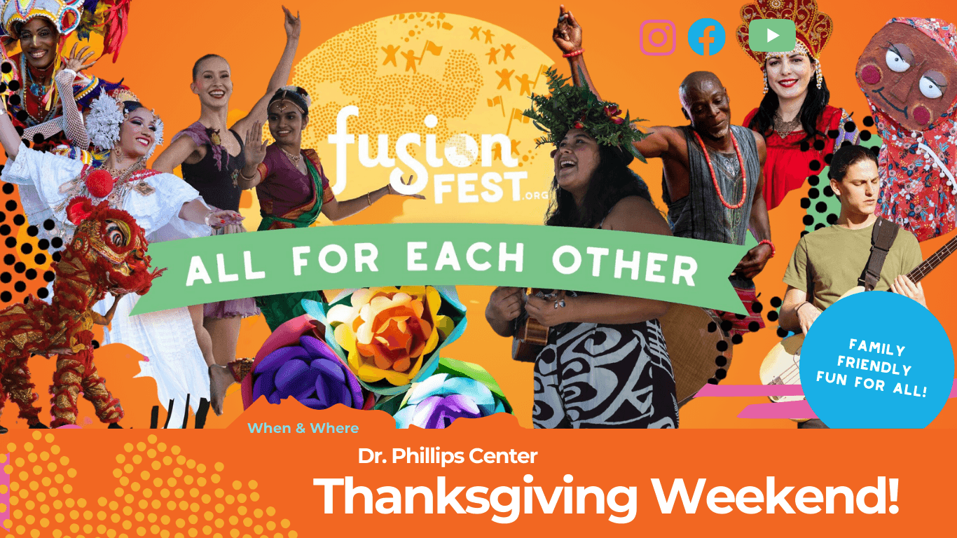 FusionFest at the Dr. Phillips Center is an amazing free festival in Orlando that celebrates diversity and cultures from around the world. 