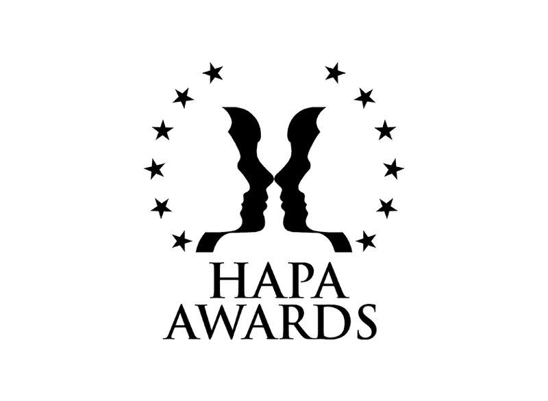 The logo of Hapa Awards used at Sunway Resort