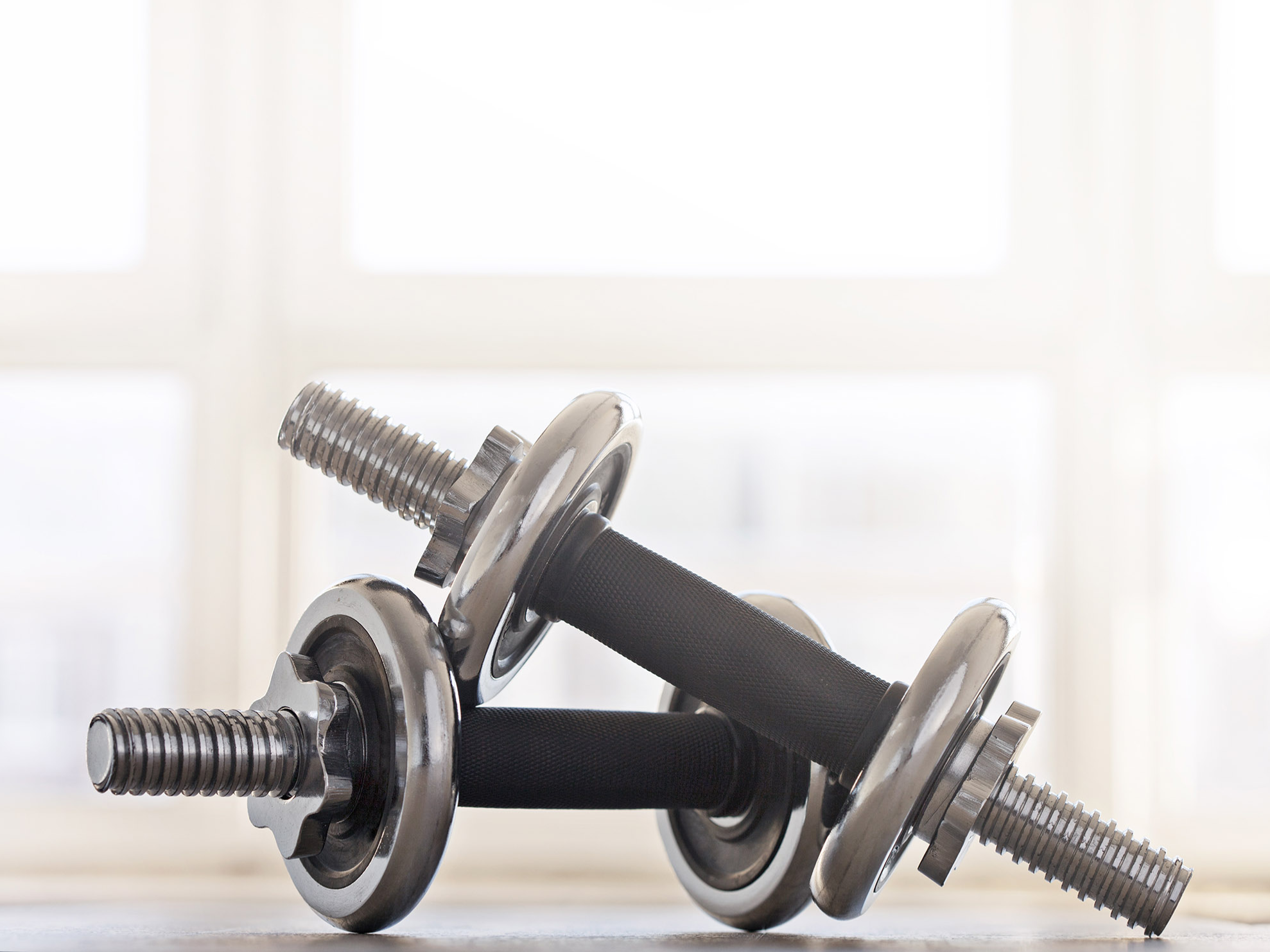 Close-up of dumbbells in the Fitness Centre at Warwick Ankara