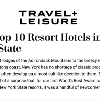 Article about Rockaway Hotel as good resort in a Travel Leisure