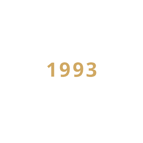 Gold text design of 1993 at Melbourne Hotel Perth