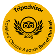 Paradox Vancouver won the TripAdvisor Travelers' Choice Awards Best of the Best 2025 with owl and laurel wreath.