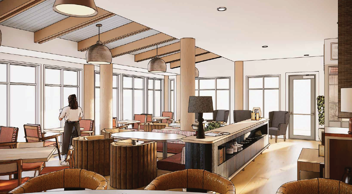 Restaurant dining area at Alderbrook Resort & Spa
