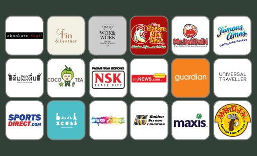 Logo icons used at Sunway Big Box Tenant Logo used at Sunway Hotel Big Box