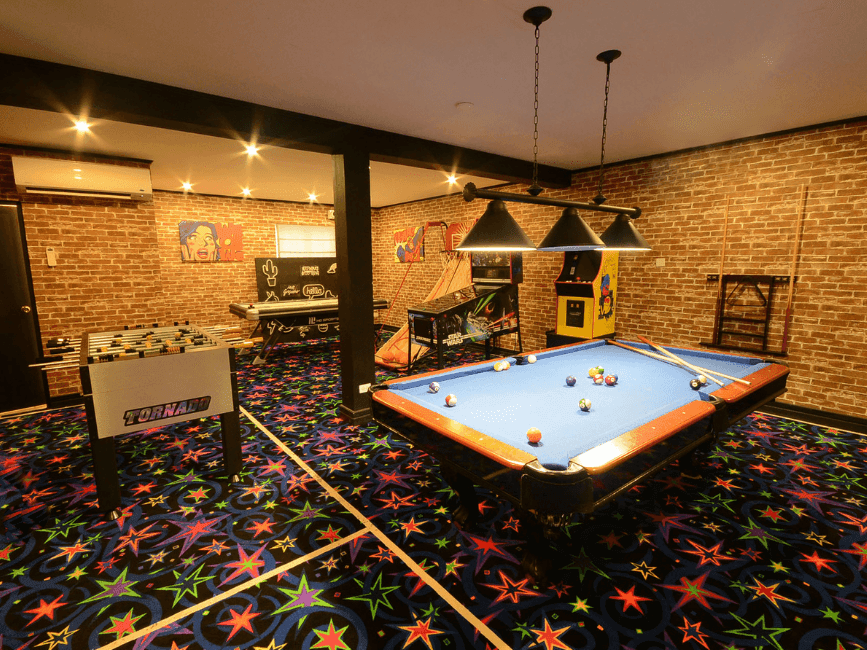 Game room with a pool table and a foosball table at Sugar Bay Barbados