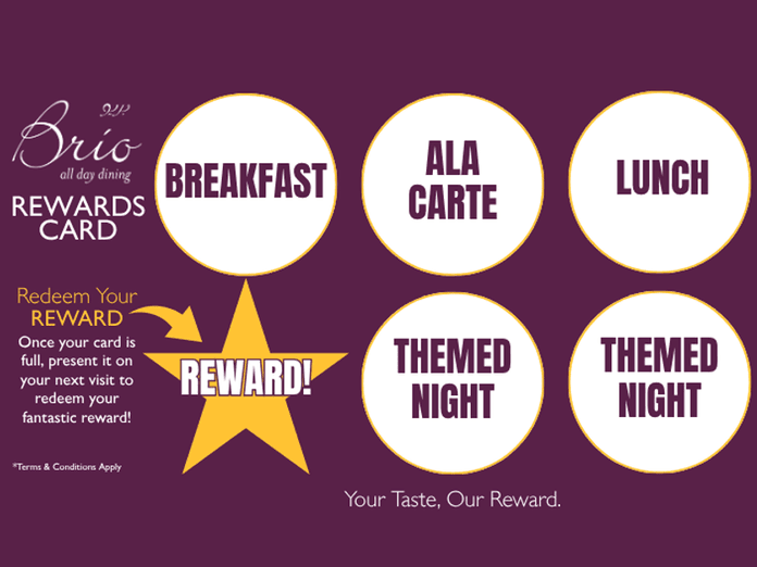 Introducing the Brio Rewards Card!
